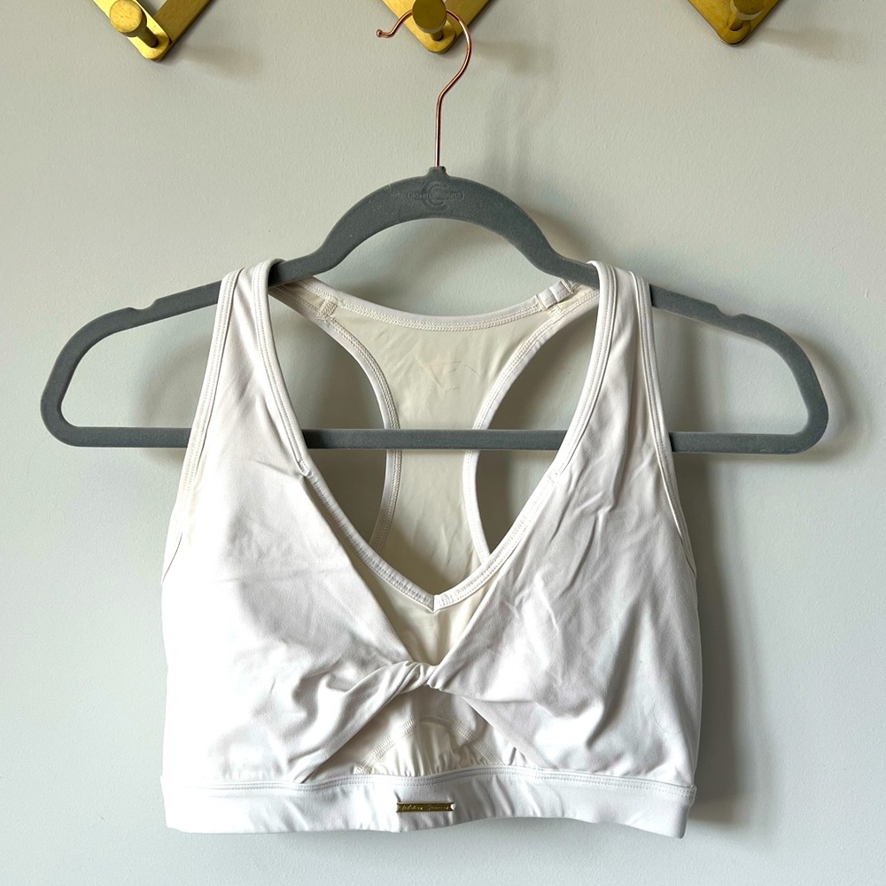 Gymshark x Whitney Simmons Sports Bra Size Medium in Unbleached